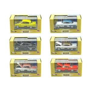   M2 Auto Thentics Set of 6 Vehicles 1/64 Wave 9 w/cases Toys & Games