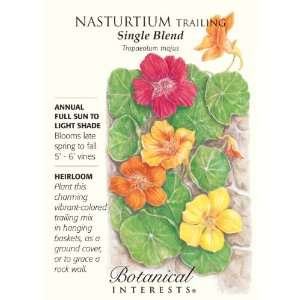  Botanical Interests 1029 Nasturtium Trailing Single Blend 