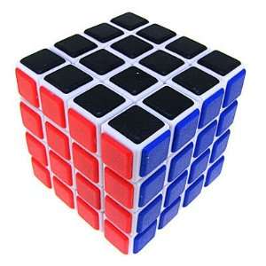   5cm 4x4x4 Speed Cube Puzzle With Plastic Tile   White Toys & Games