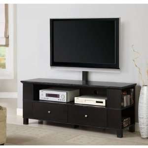 Walker Edison WLK1247 60 Wood TV Console with Mount and Multi purpose 
