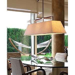  Tau suspension lamp   Nickel Cuir Leather, 110   125V (for 