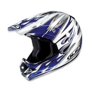  HJC CS X4 Burn Motocross Full Face Helmet XX Large  Blue 