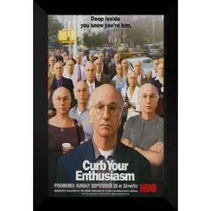  Curb Your Enthusiasm 27x40 FRAMED TV Poster   Style D 