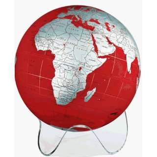  Artline 16 Sculptured Base Burgundy Earthsphere Globe Red 