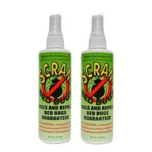  Scram Bed Bugs All Natural Spray, 8 oz., 2 Pack Patio 