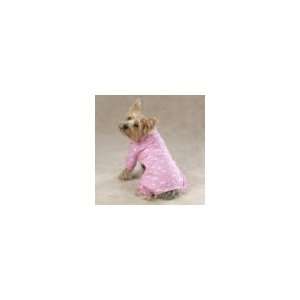 Dog Pajamas    Pink Goodnight Flannel Dog PJs w/Clouds, Stars & Moon 