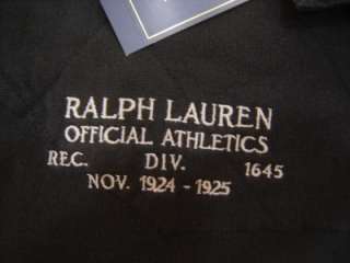 Polo Ralph Lauren L Mens Custom Fit Crown Crest Black White Rugby 