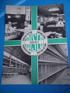 Vtg DISCO Decatur Iron&Steel Co Brochure~Prison Equiment~Catalog~1957 