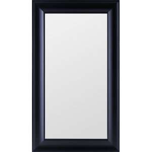  Gallery Solutions Black Scoop Mirror, 12 by 24 Inch