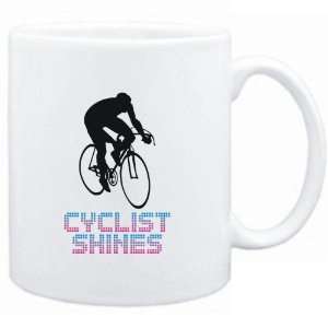  Mug White  Cyclist shines  Sports