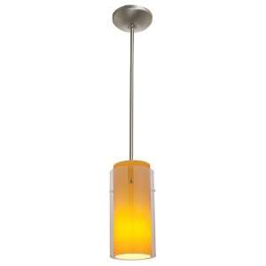    Flora GnG Glass in Glass Cylinder Pendant