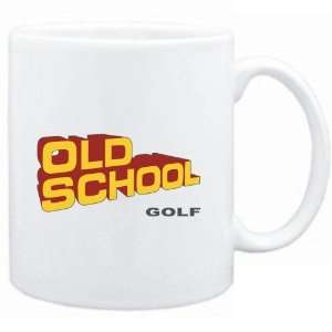  Mug White  OLD SCHOOL Golf  Sports