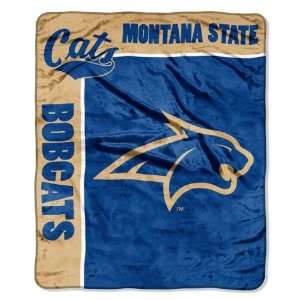  NCAA Montana State Bobcats SCHOOL SPIRIT 50x60 Raschel 