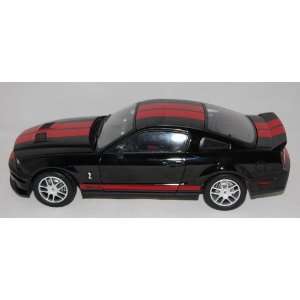  GT 500 SVT Black W/ Red Stripes 40th Anniversary 118 Die Cast Car 