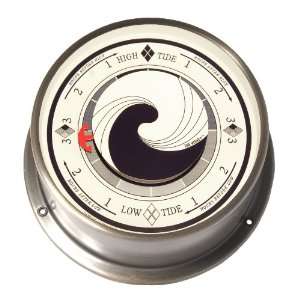   Downeaster Tide Clock, The Wave in Brushed Nickel