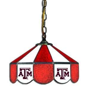 Sports Fan Products 7904S TAM NCAA Texas A&M Aggies 14 Stained Glass 