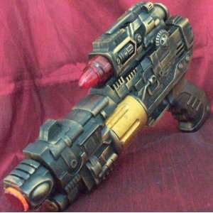 Steampunk gun Victorian laser light and sound Zombie Fall Out Halo toy