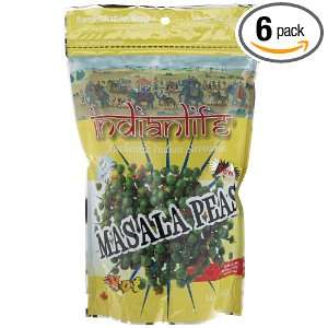 Indianlife Masala Peas, 14 Ounce Pouches (Pack of 6)  