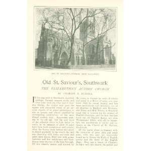  1901 St Saviours Church Southwark London England 
