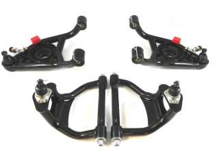 64 72 Chevy A Body Chevelle Tubular Upper & Lower Control Arms Set 