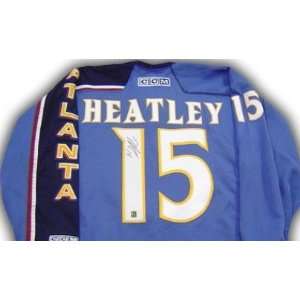  Dany Heatley Autographed Hockey Jersey (Atlanta Thrashers 