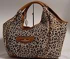 NWT Kathy Van Zeeland Leopard Shopper Tote Handbag Bag LARGE