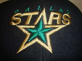 New NHL Dallas Stars Snapback Cap Embroidered logo on Black Snap back 