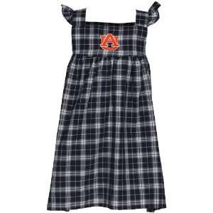   Girls Navy Blue Heritage Plaid Dress with Bloomers