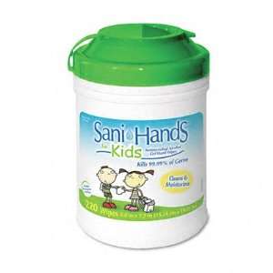 Sani Hands for Kids Antimicrobial Gel Wipes (Large Canister) (220 