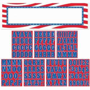  Lets Party By amscan Patriotic Customizable Giant Banner 