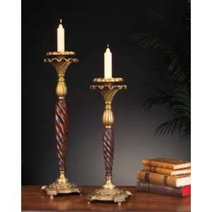  Short Twisted Column Candleholder