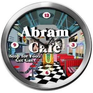  ABRAM 14 Inch Cafe Metal Clock Quartz Movement Kitchen 