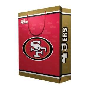  San Francisco 49ers NFL Large Gift Bag (15.5 Tall 