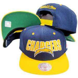  mitchell & ness san diego chargers navy yellow visor 