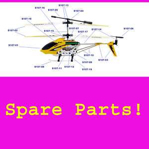 Your Choice Spare Part Combo Syma S107 Gyro Helicopter  