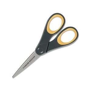 Titanium, Non Stick, Gray/Yellow   Sold as 1 EA   5 scissors feature 