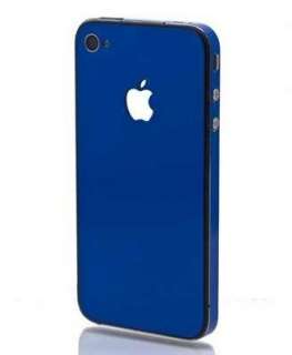   Full Body Wrap Color Collection for iPhone 4 / 4S / CDMA Blue  