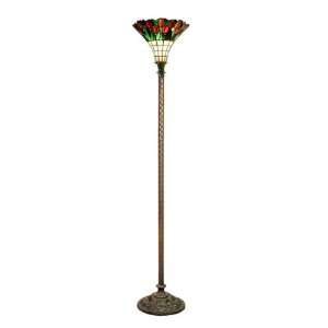 72 Foot Switch Tiffany Style Energy Saving Tulip Torchiere Floor Lamp 