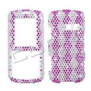  LG Banter UX265 AT&T X cross Design Pink/Silver Full 