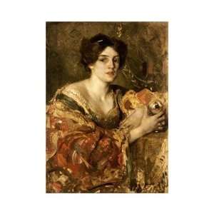     The Fortune Teller, Miss Jane Aitken Giclee Canvas