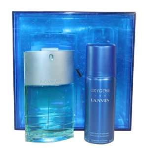  Oxygene By Lanvin 2 Piece Set 3.4 Oz EDT Spray +3.4 Oz 