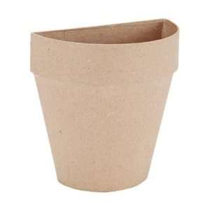  DCC Paper Mache Half Flower Pot 4 28 4097; 6 Items/Order 