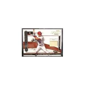  Albert Pujols 2003 Playoff Piece of the Game Used Bat Card 