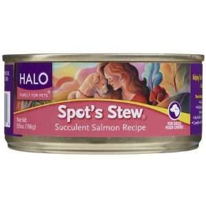  Halo Spots Stew Dog Salmon Recipe   12 x 5.5 oz (Quantity 
