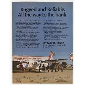   Hammonds Air Service de Havilland Twin Otter Print Ad