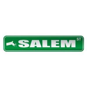   SALEM ST  STREET SIGN USA CITY MASSACHUSETTS