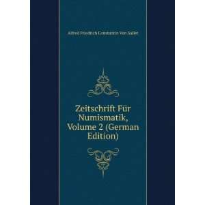   German Edition) Alfred Friedrich Constantin Von Sallet Books