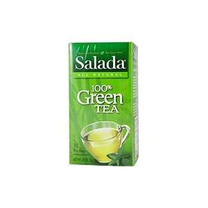    100% Green Tea   18 tea bags,(Salada)
