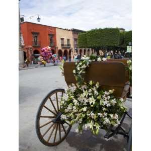  Flower Decorated Carriage, San Miguel De Allende, Mexico 