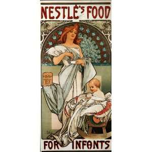   or Labels Mucha Alphonse Nestles Food for Infants